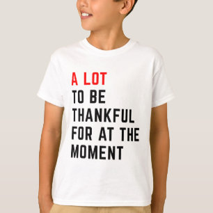 A Lot To Be Thankful For At The Moment Thanksgivin T-Shirt