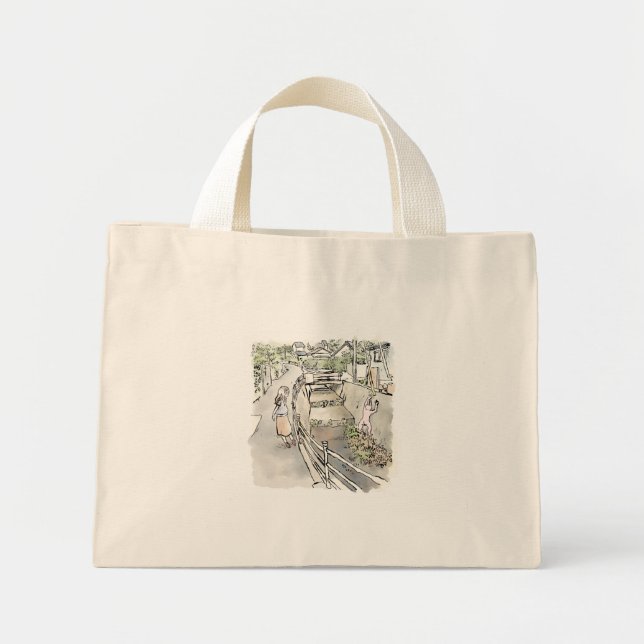 a lottery mini tote bag (Front)