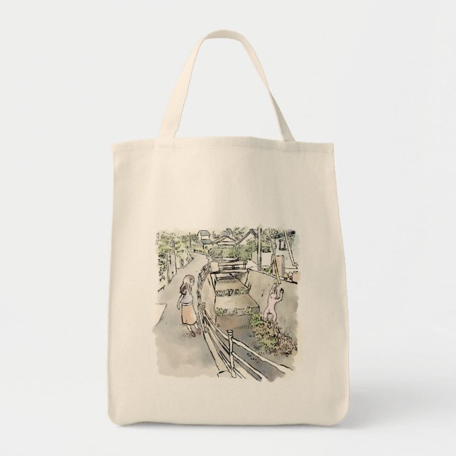 a lottery tote bag (Front)