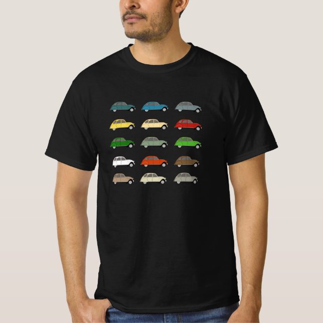 A love for 2CV, the car, the myth, the legend T-Shirt (Front)