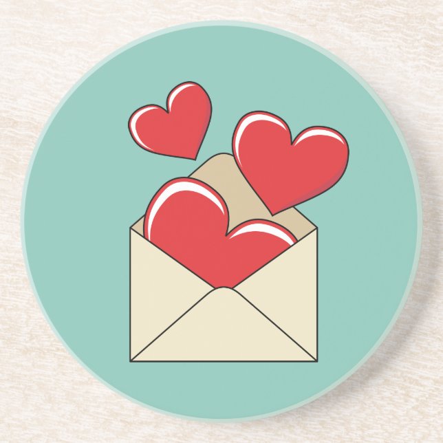 A Love Letter Coaster (Front)