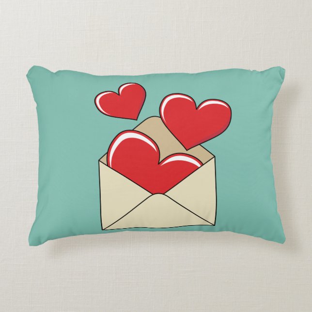 A Love Letter Decorative Cushion (Front)