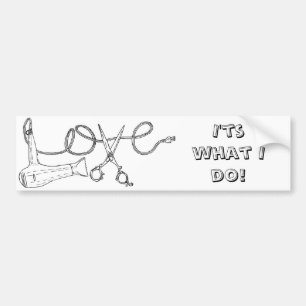 A Love sticker for Hairdresser