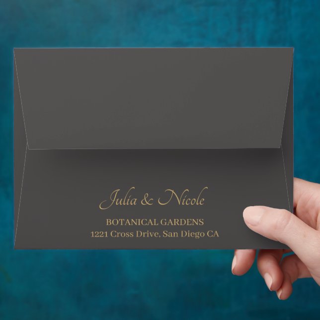 "A Love Story Unfolds: Our Wedding Envelope (Hand)