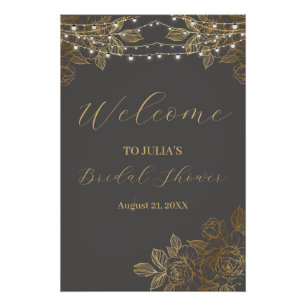 "A Love Story Unfolds: Our Wedding Poster