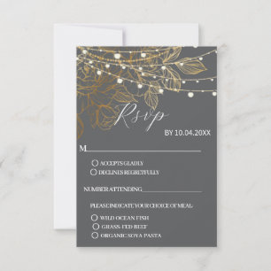 "A Love Story Unfolds: Our Wedding RSVP Card