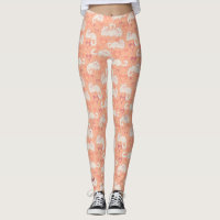 A Love Tail of Cats with Heart and Stripes Peach