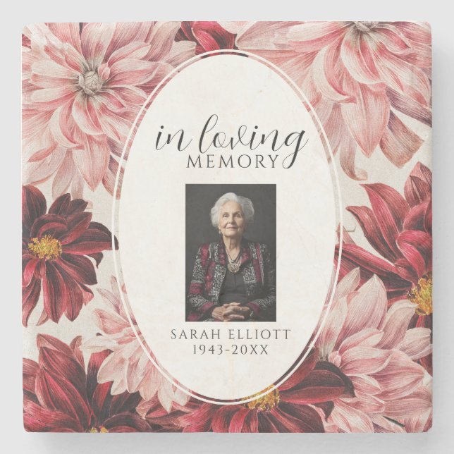 a loved one loving memory  stone coaster (Front)