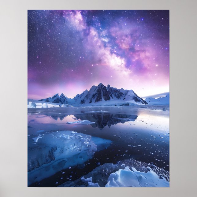A lovely Aurora Borealis  Poster (Front)