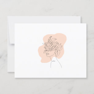 A lovely Bohemian-inspired Lady on a postcard