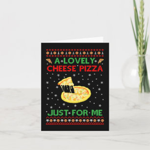 A Lovely Cheese Pizza  Alone Fun Kevin X-Mas Home  Card