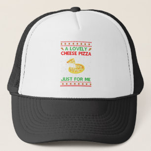 A Lovely Cheese Pizza Shirt Alone Funny Kevin X-Ma Trucker Hat