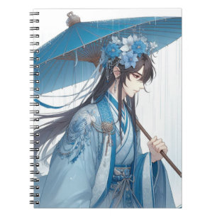 A Lovely Chinese Lord (Oriental Manga Style) Notebook