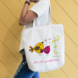 A lovely couple of birds Tote Bag
