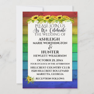 A Lovely Day For A Wedding - Invitation
