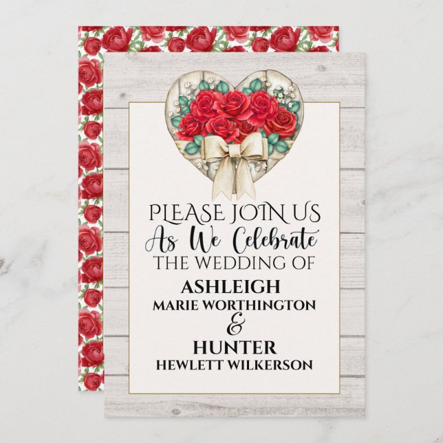 A Lovely Day For A Wedding - Invitation - See Back (Front/Back)