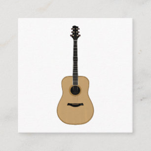 A lovely guitar enclosure card