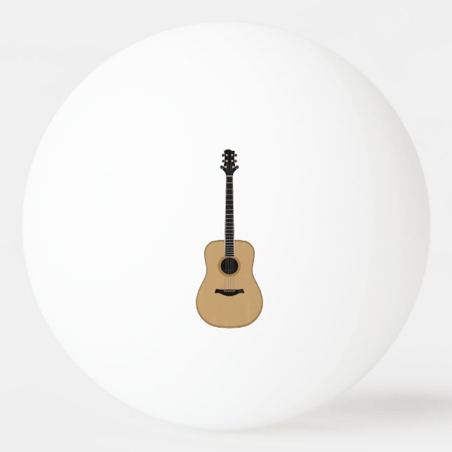 A lovely guitar ping pong ball (Front)