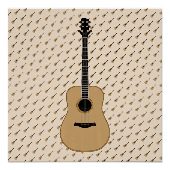 A lovely guitar poster (Front)