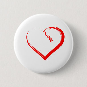 A Lovely Heart Button