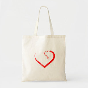 A Lovely Heart Tote Bag