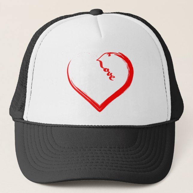 A Lovely Heart Trucker Hat (Front)