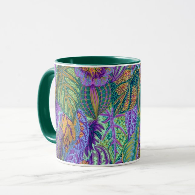 A Lovely Philip Jacobs Fabric Coleus Mug (Front Left)