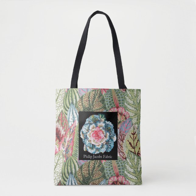 A Lovely Philip Jacobs Fabric Coleus Tote Bag (Front)