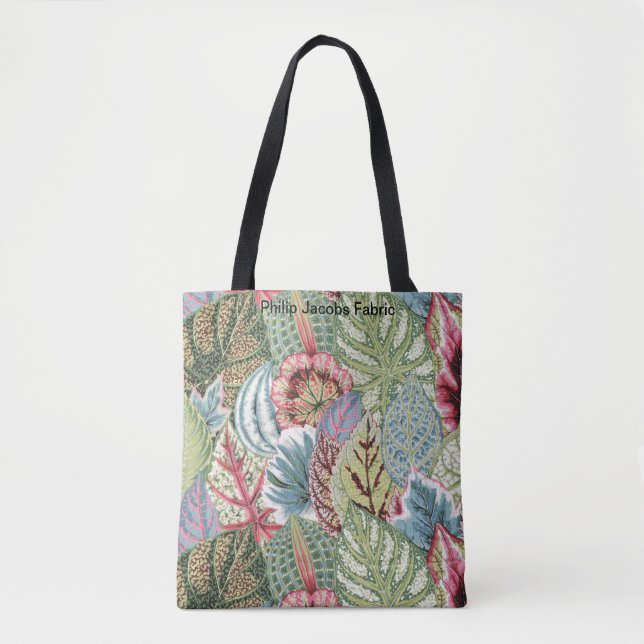 A Lovely Philip Jacobs Fabric Coleus Tote Bag (Front)