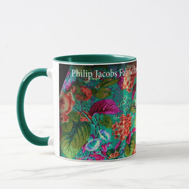 A Lovely Philip Jacobs Rose and Hydrangea Mug (Left)