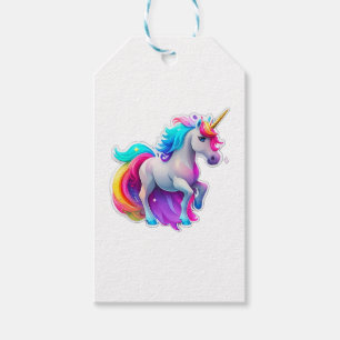 A Lovely Unicorn Sticker 2 Gift Tags