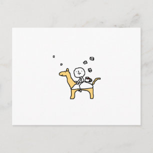 a lucky day postcard