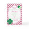 A Lucky Little One Irish themed Baby Shower Invite