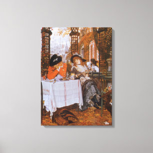 A Luncheon (Le Dejeuner) by James Tissot Canvas Print