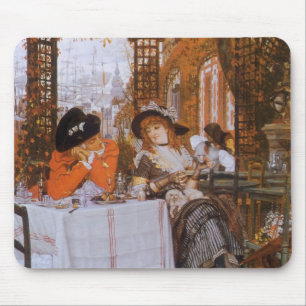 A Luncheon (Le Dejeuner) by James Tissot Mouse Pad