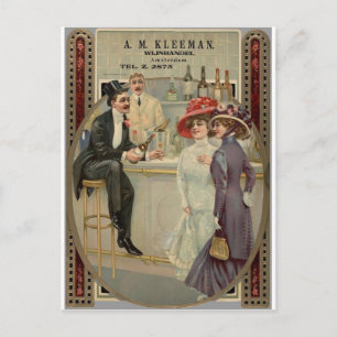 A.M. Kleeman Whiskey 1900-1925 Postcard