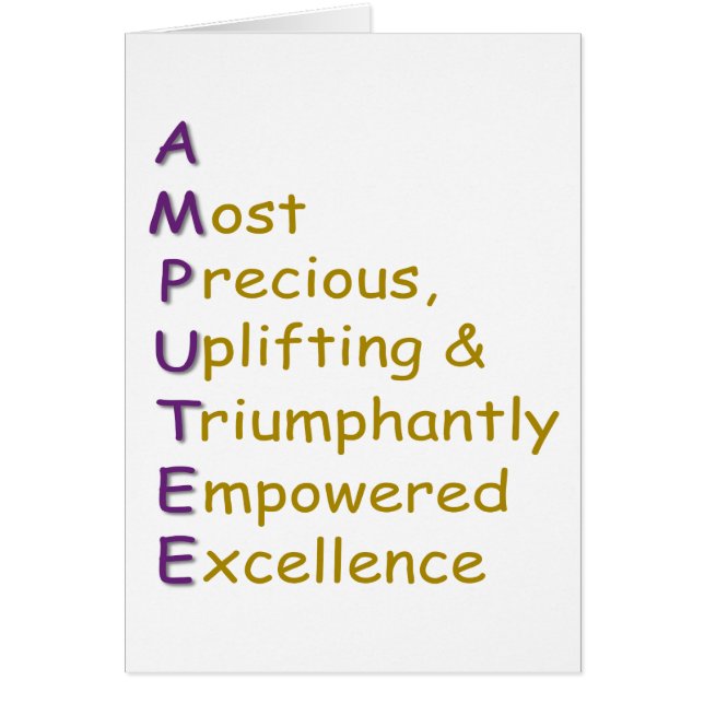 A.M.P.U.T.E.E. (Front)