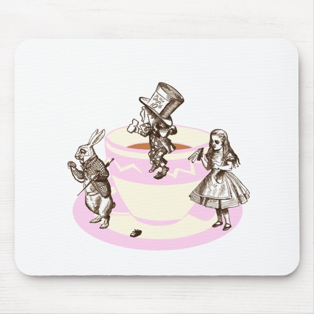 A Mad Tea Party Mouse Pad (Front)