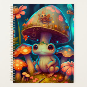A magic mushroom frog planner