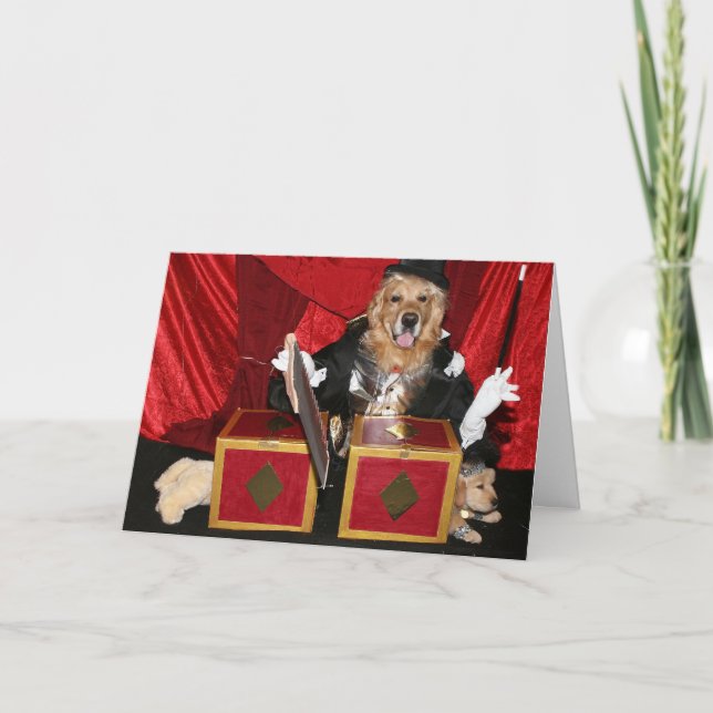 A Magic Trick Birthday Card (Front)