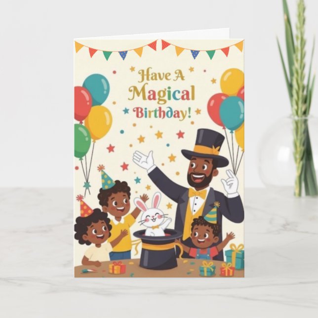 A Magical Birthday Card (Front)