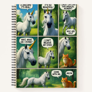 A Magical Encounter with a Talking Cat Notebook