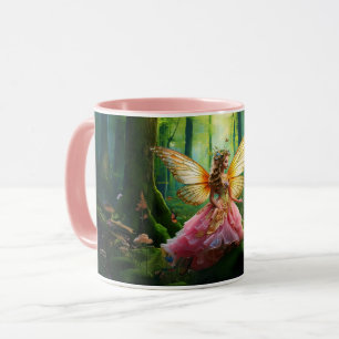 A magical fairy woodland forest mug