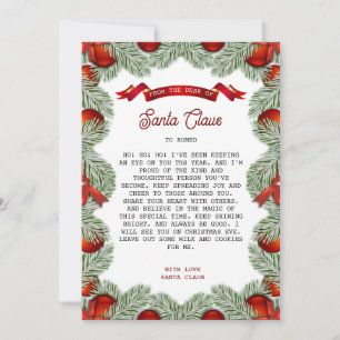 A Magical Message from the North Pole Card