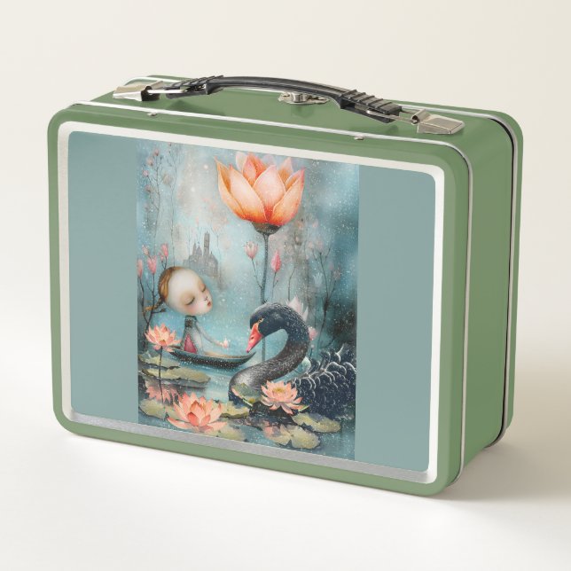 A Magical Moment Shared Between Friends Metal Lunch Box (Back)