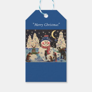 "A Magical Night in the Snow" Gift Tags