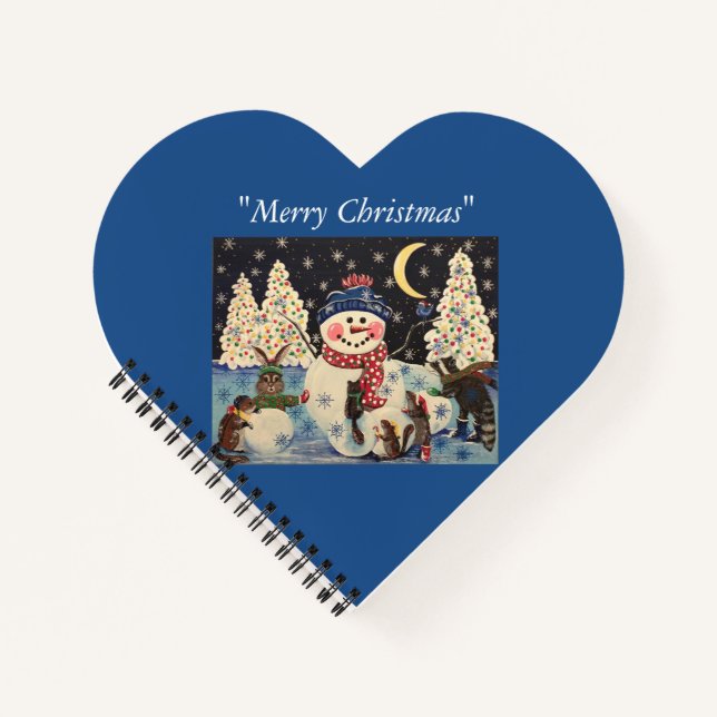 "A Magical Night in the Snow" Notebook (Front)