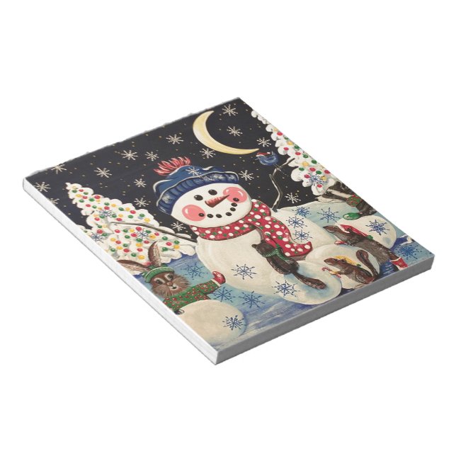 "A Magical Night in the Snow" Notepad (Angled)