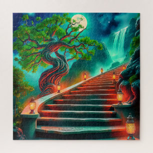 A magical staircase jigsaw puzzle