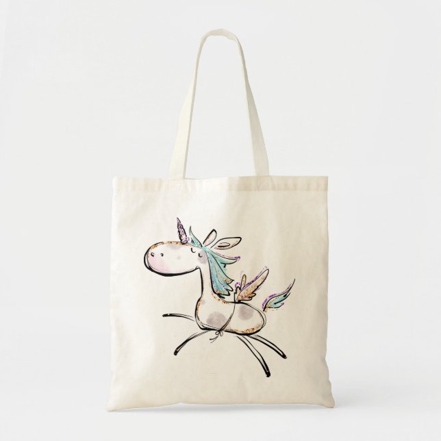 A Magical Unicorn Tote Bag (Front)